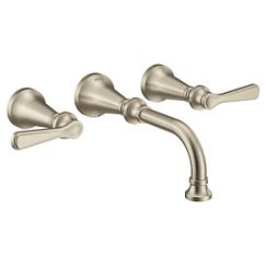 Moen TS44104 Two-Handle Wall Mount Bathroom Faucet