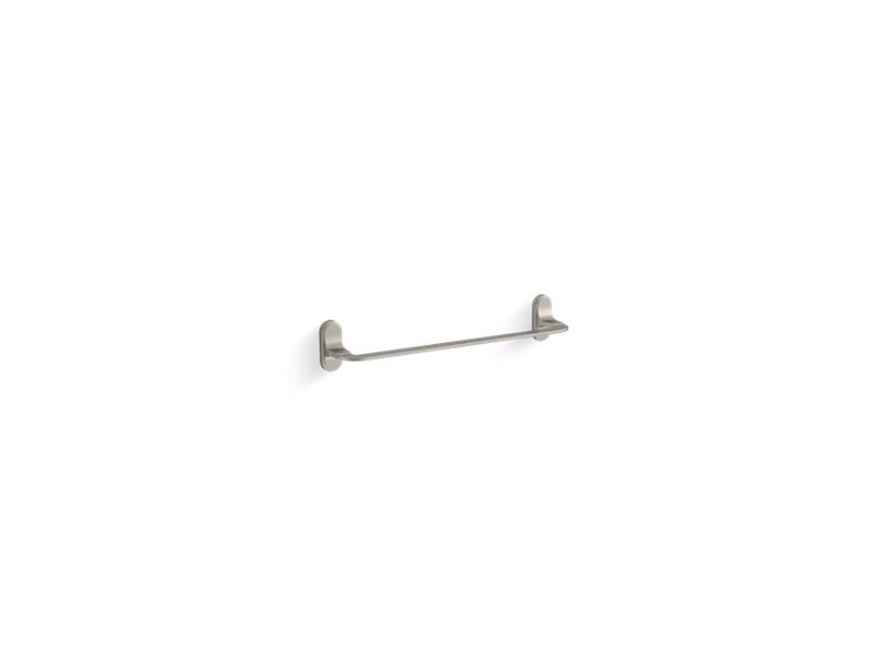 KOHLER 26533-BN Industrial 18" Towel Bar in Vibrant Brushed Nickel
