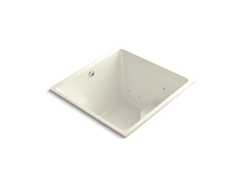 KOHLER K-1969-XH2G-96 Underscore Cube 48" x 48" cube drop-in BubbleMassage(TM) Air Bath