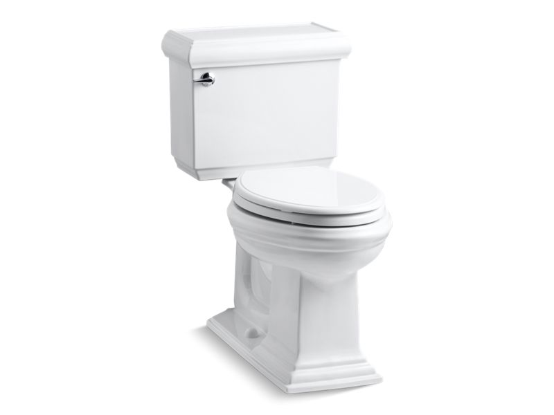 KOHLER K-3816 Memoirs Classic ComForteeight Two-piece elongated 1.28 gpf chair height toilet