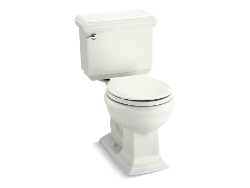 KOHLER 3986-U Memoirs Classic Two-piece round-front 1.28 gpf chair height toilet with insulated tank