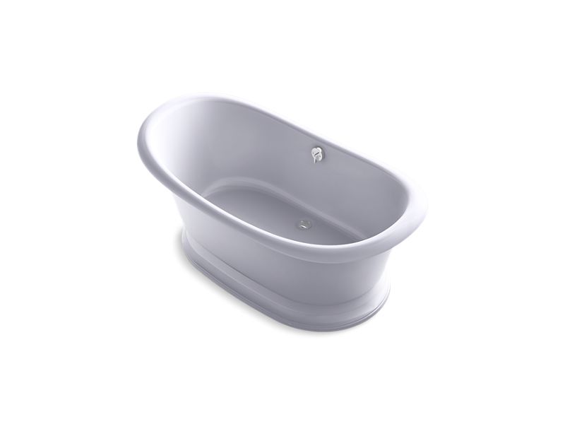 KOHLER 21000-LG-GRL Artifacts 66" X 33" Freestanding Bath With Lavender Grey Exterior in Lavender Grey