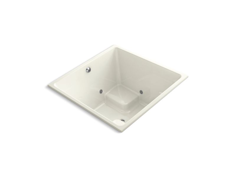 KOHLER K-1969-VBC-96 Underscore Cube 48" x 48" cube drop-in VibrAcoustic bath with chromatherapy
