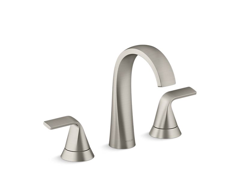 KOHLER K-R30579-4D Cursiva Widespread bathroom sink faucet