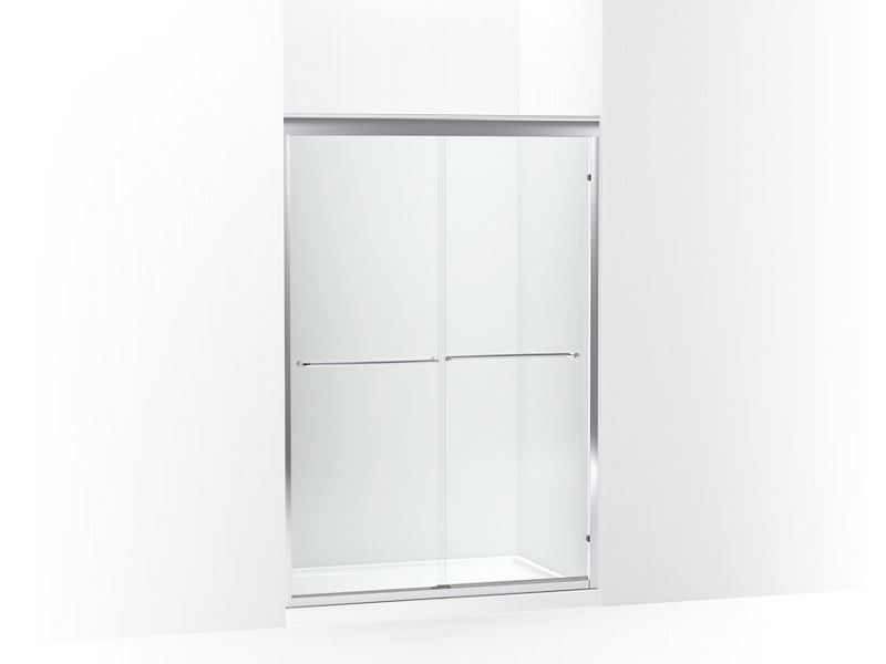 KOHLER K-R702208-6L Fluence 44-5/8 - 47-5/8" W x 70-9/32" H sliding shower door with 1/4" thick Crystal Clear glass