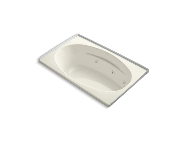 KOHLER K-1139-R-96 6036 60" x 36" alcove whirlpool with integral flange and right-hand drain