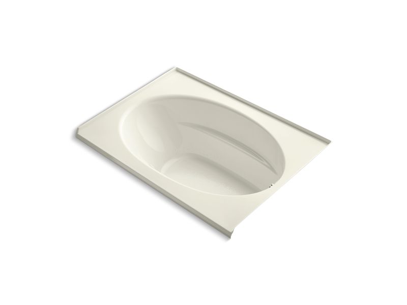 KOHLER K-1112-GRF-96 Windward 60" x 42" alcove BubbleMassage(TM) Air Bath with integral flange and right-hand drain