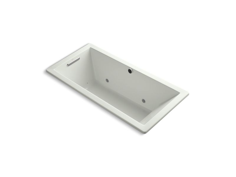 KOHLER K-1822-GCR-NY Underscore Rectangle 66" x 32" drop-in BubbleMassage(TM) Air Bath with chromatherapy