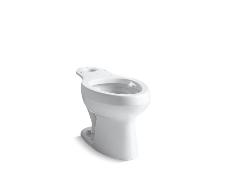 KOHLER 4303-SSL-0 Wellworth Toilet Bowl With Bedpan Lugs And Antimicrobial Finish, Less Seat in White