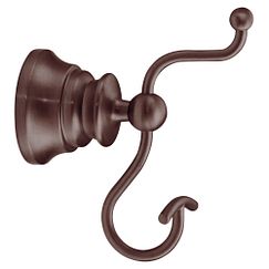 Moen YB9803 Oil rubbed bronze double robe hook