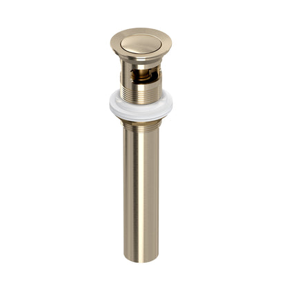 ROHL 0127DOF Push Drain With Overflow