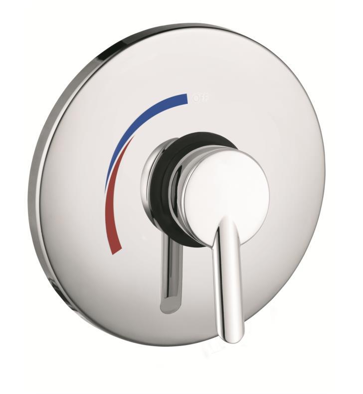 hansgrohe 04441000 Commercial S Pressure Balance Trim in Chrome