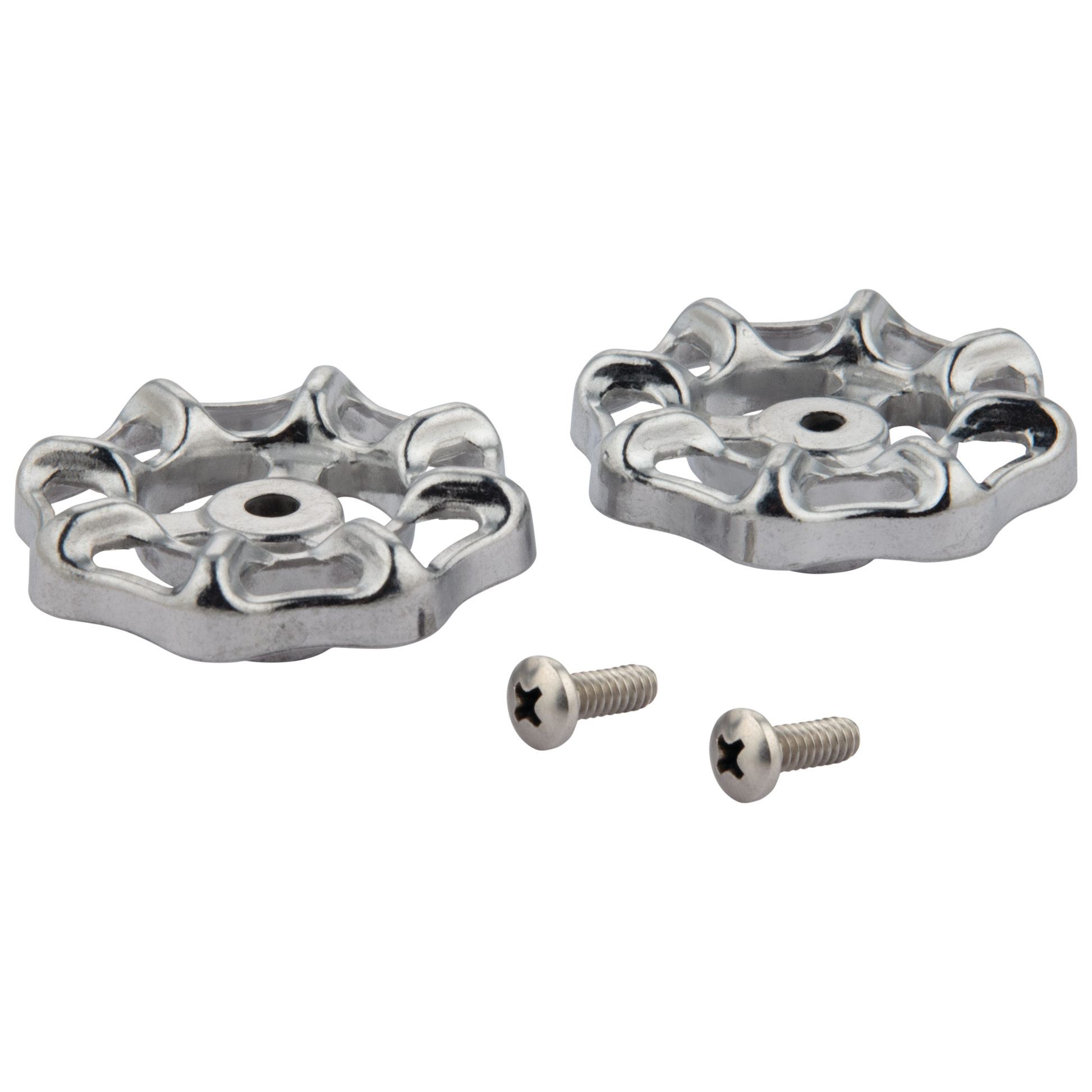 Commercial Instit Parts 060239A Wheel Handle and Screw Kit - Chrome