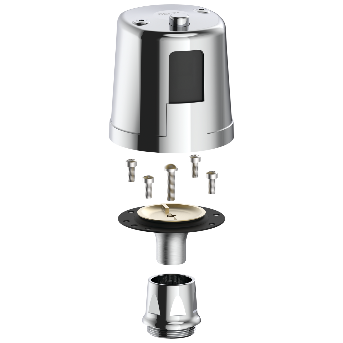 Commercial Instit Parts 061228A Retrofit Kit BT E-FV WC 2nd Gen to 3rd Gen with S&G - Chrome