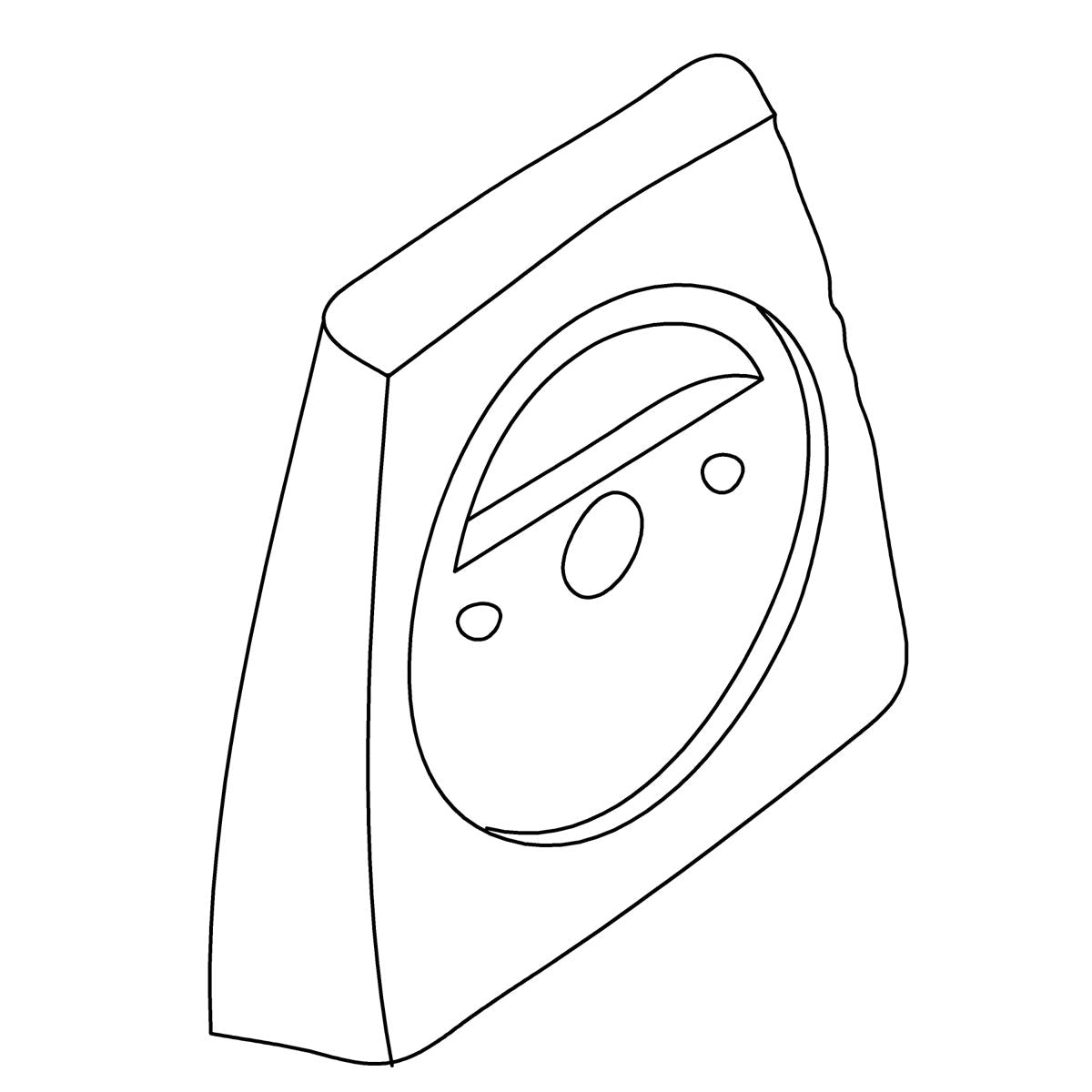 KOHLER K-1009790 Hood, Overflow