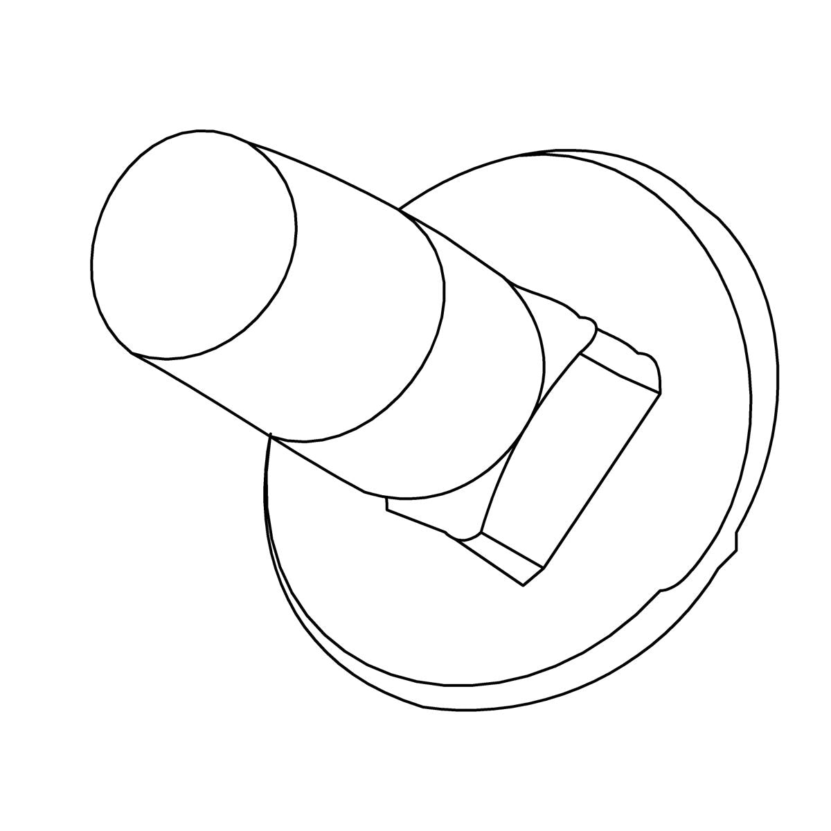 KOHLER K-1019432 Bolt, 1/4-20 X .63 Rd. Hd. Sq. Neck