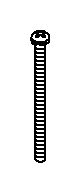 KOHLER K-1202267 Screw, 8-32 Sems X 2.50, Pan
