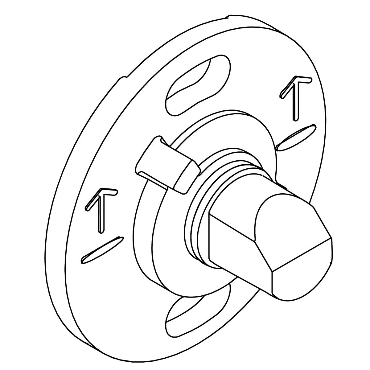 KOHLER K-1209110 Wall Plate Assembly