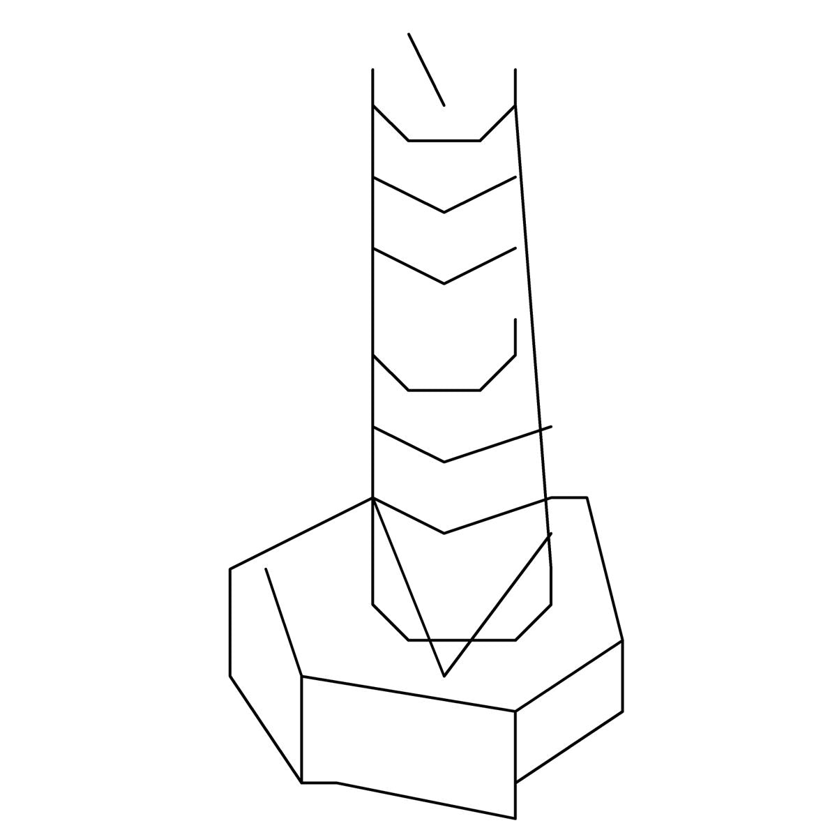 KOHLER K-1211513 Screw, 10-24 X 0.625, Round Head