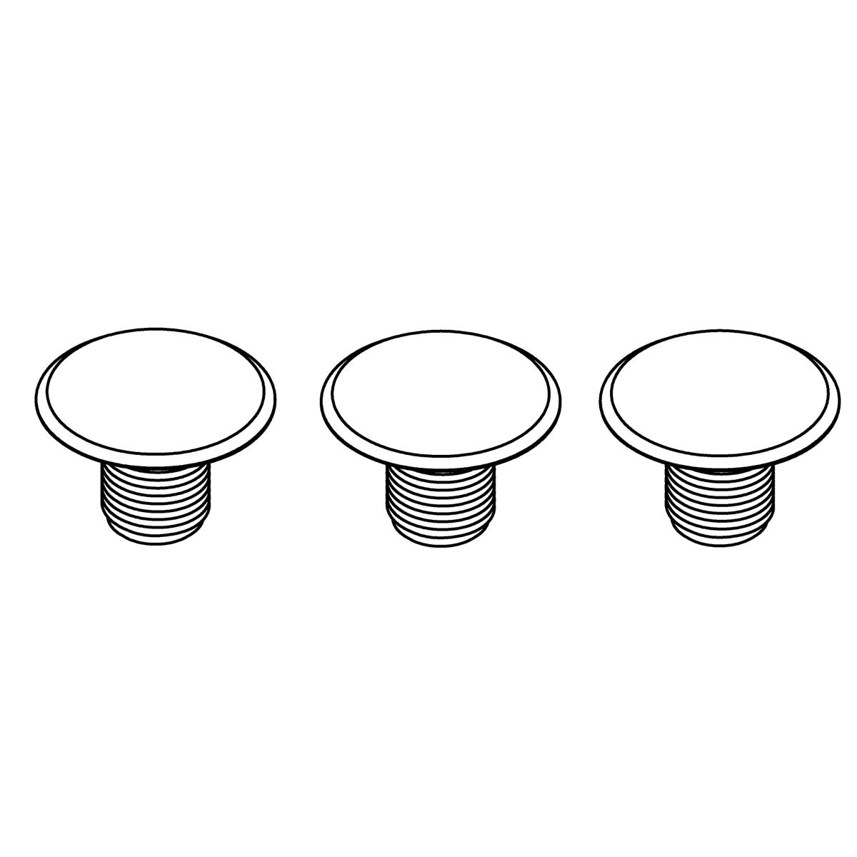 KOHLER K-1224133 LEVER HOLE PLUG SERVICE KIT