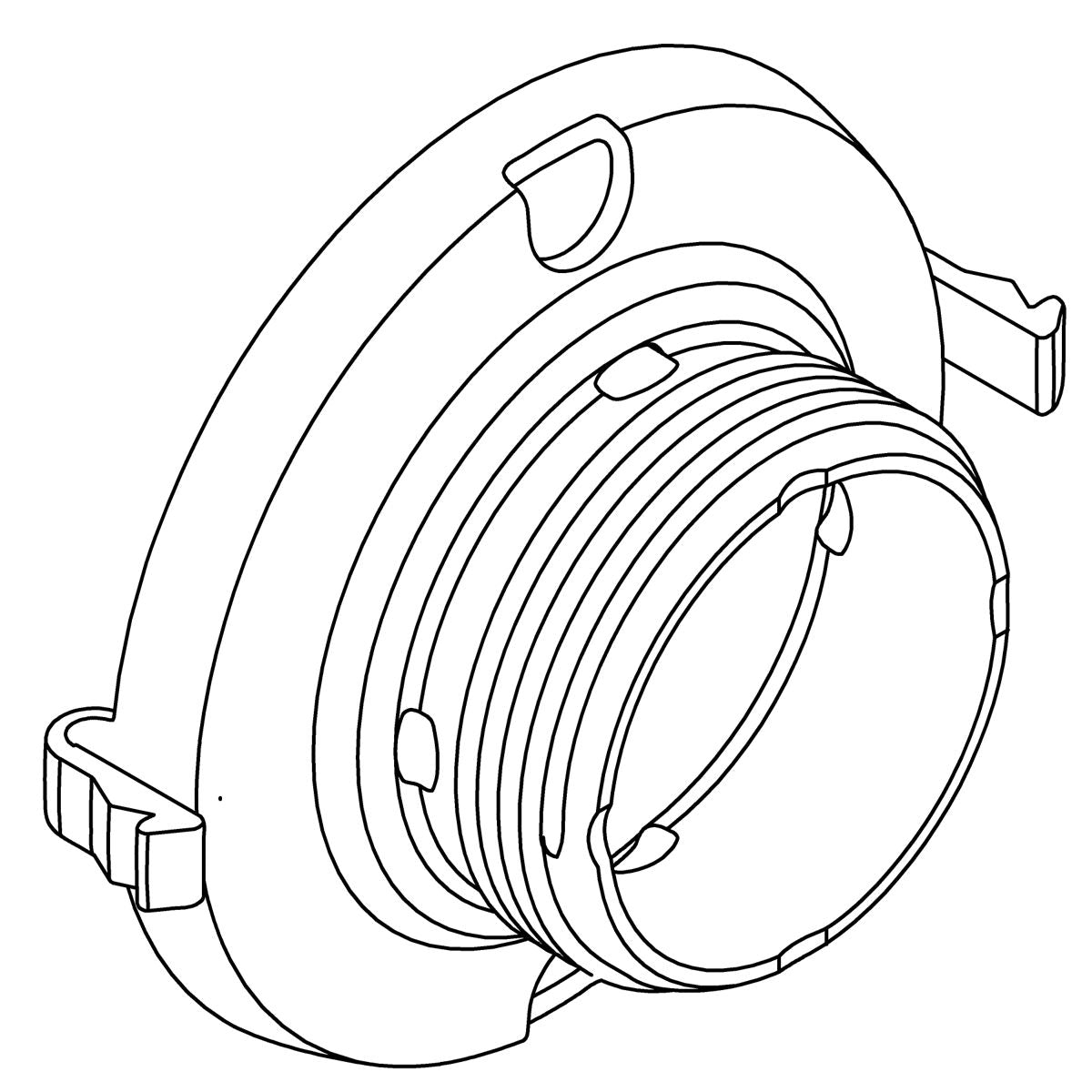 KOHLER K-1226566 Hub, Threaded Trim