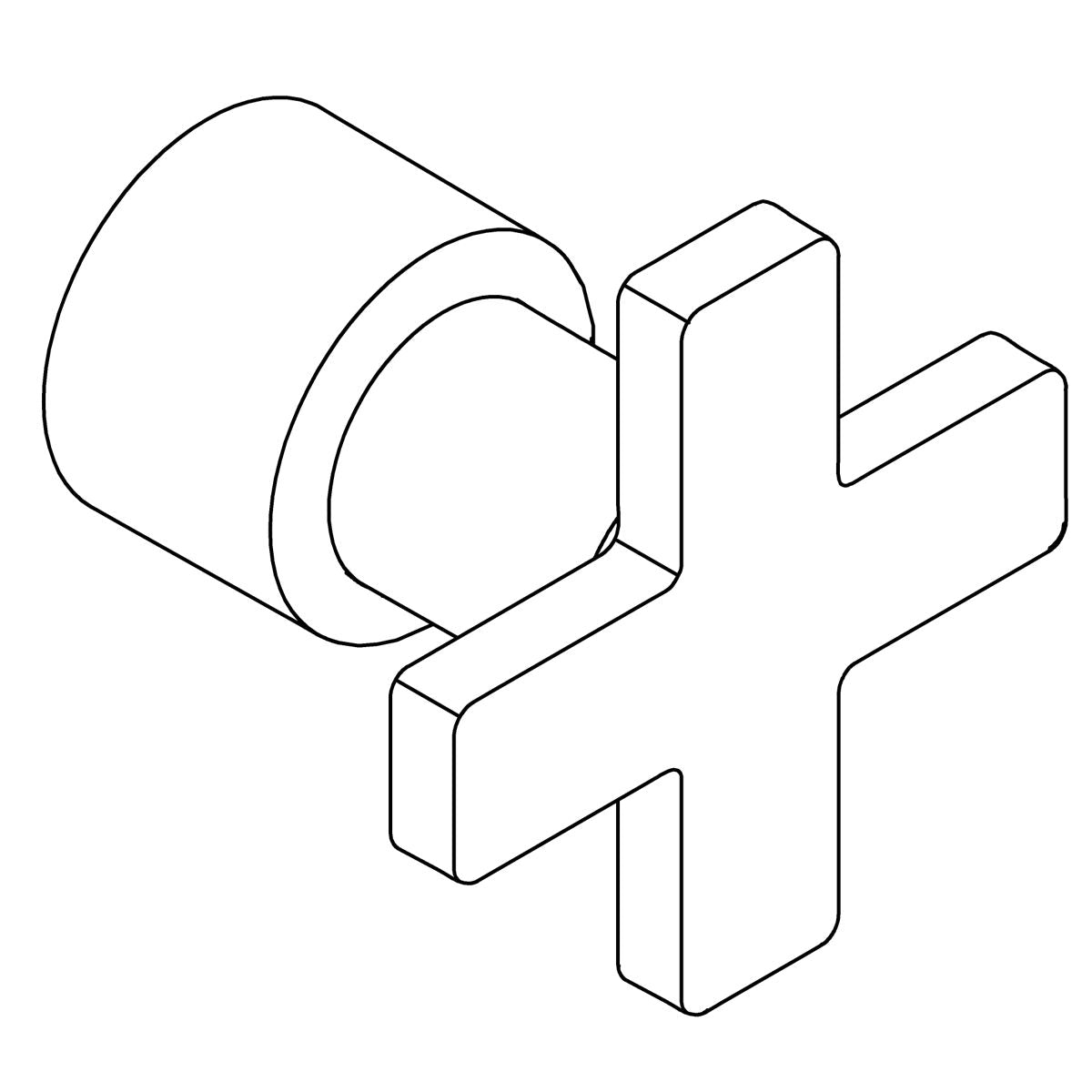 KOHLER Cross Handle Assembly