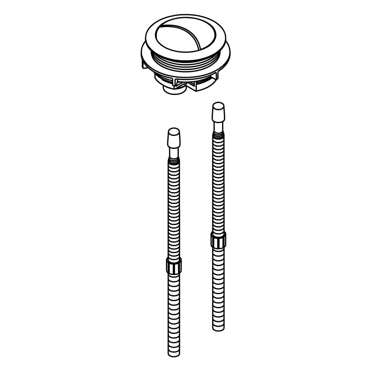 KOHLER K-1265519 Push Button Flush Actuator Kit