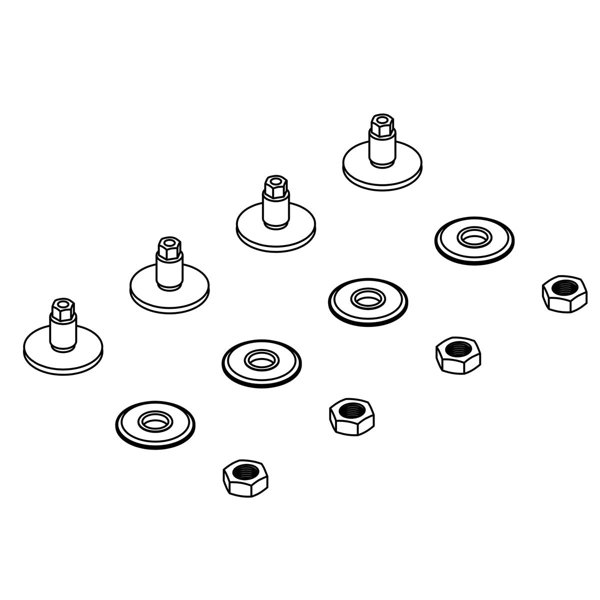 KOHLER K-1274692 Hardware Kit, Leveling
