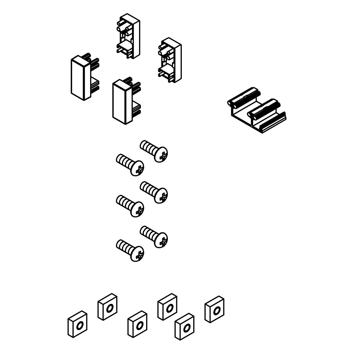 KOHLER K-1278651 Center Guide And End Caps Service Kit