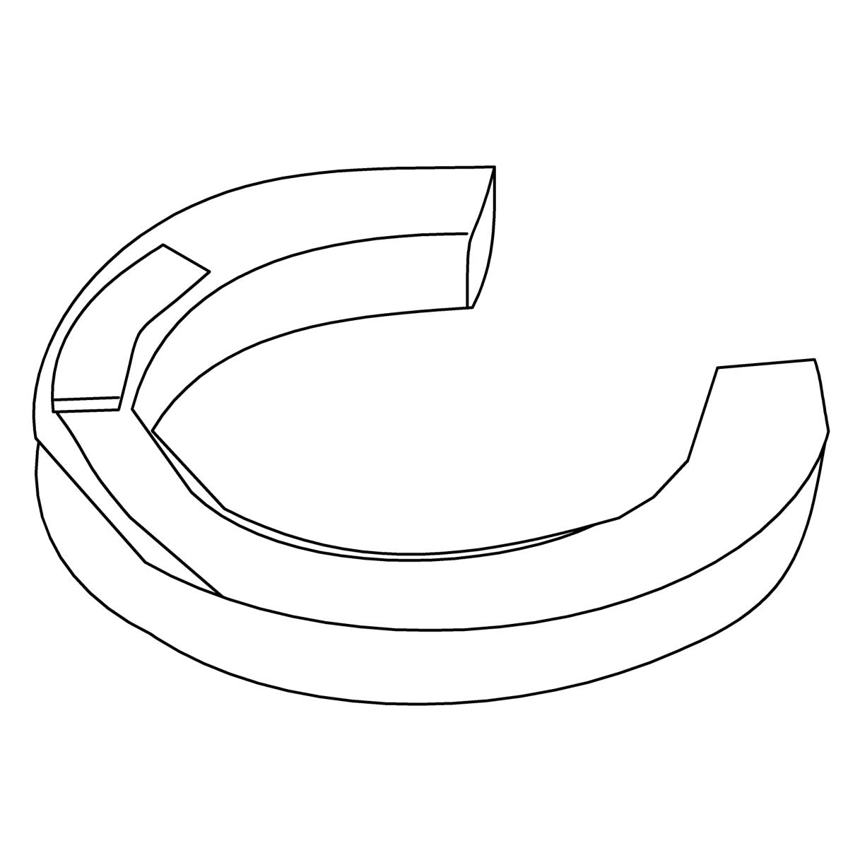 KOHLER K-1281802 Clip (Service Part)