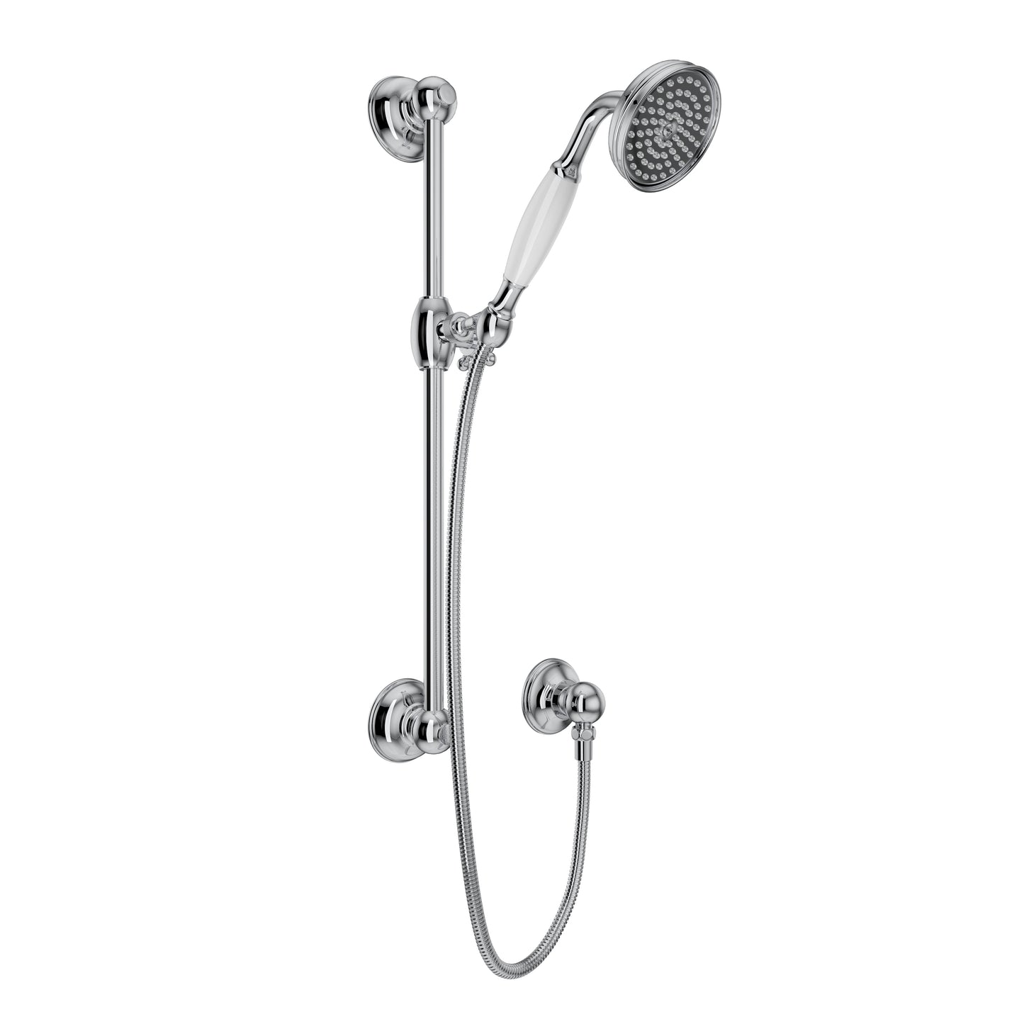 ROHL 1300E Handshower Set With 22" Slide Bar and Single Function Handshower