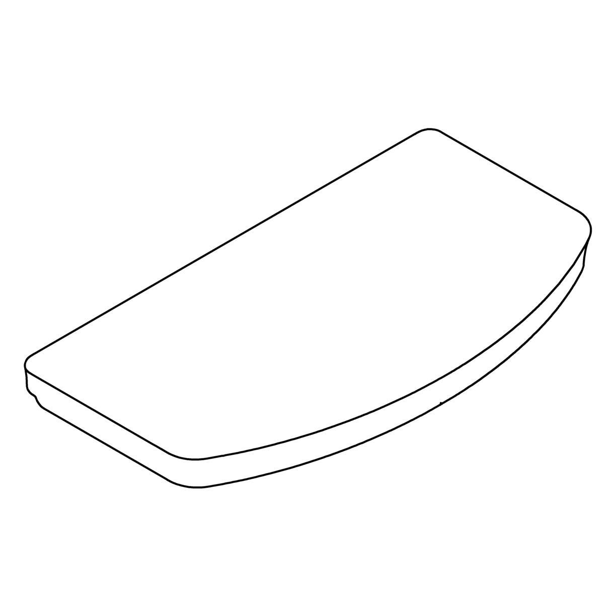 KOHLER K-1306245 Cover, Tank, Close Coupled