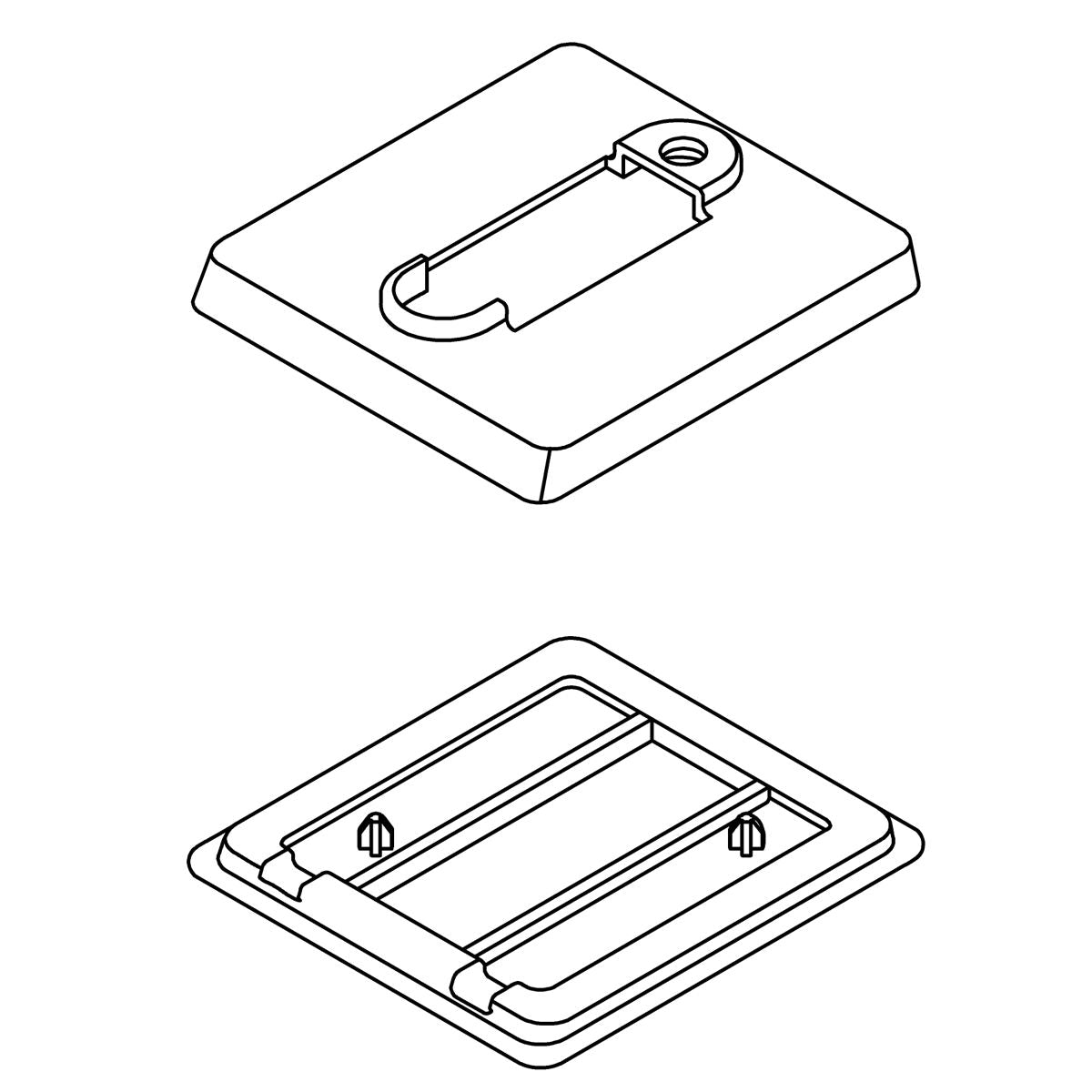 KOHLER K-1316184 Escutcheon, 1-Hole, Kit