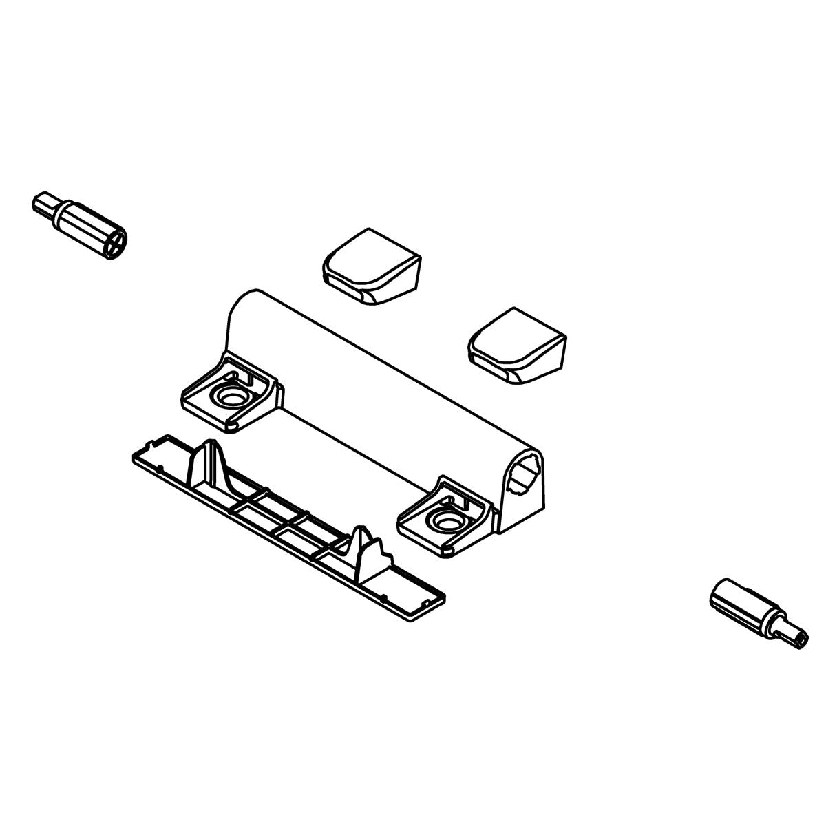 KOHLER K-1317555 QUIET-CLOSE HINGE SERVICE KIT