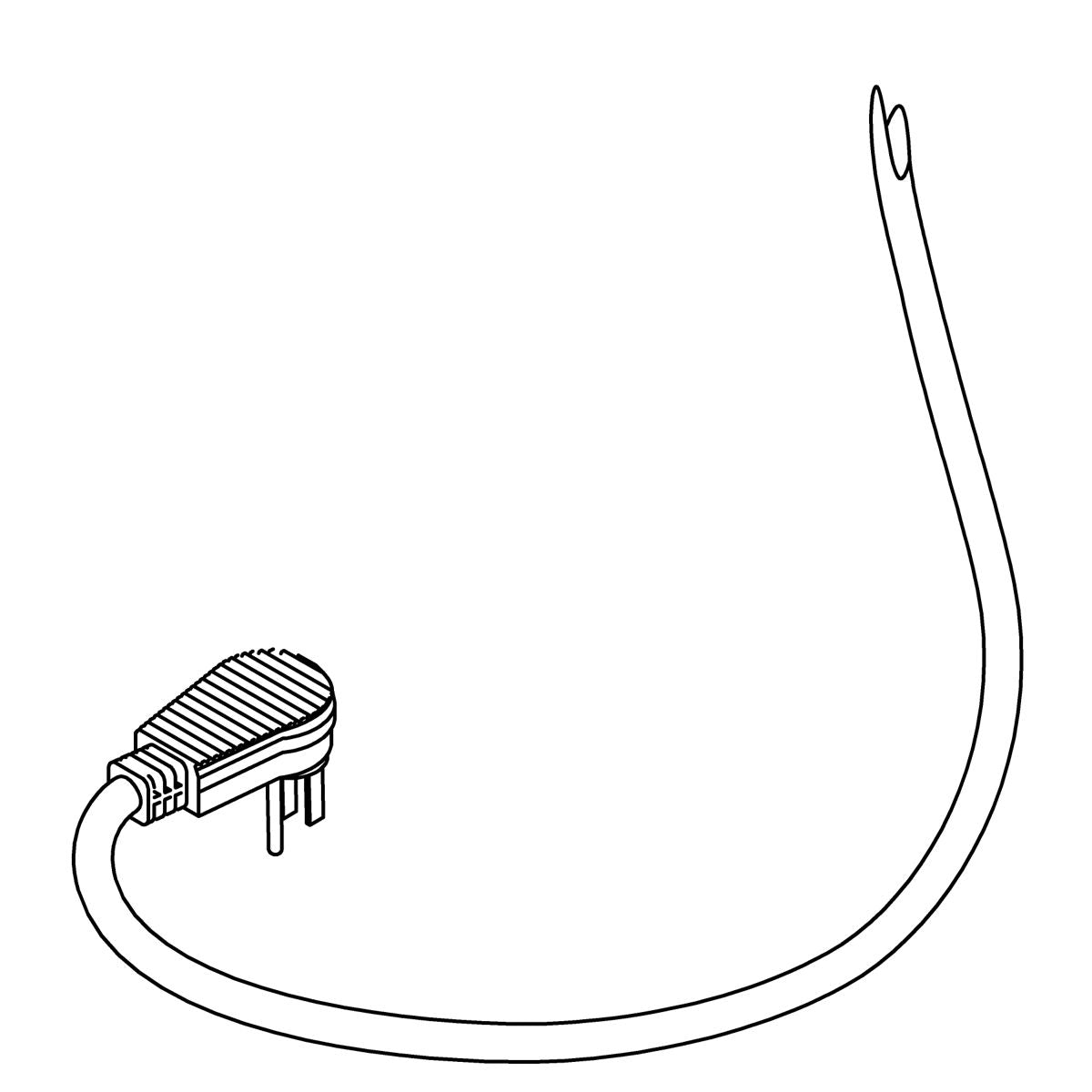 KOHLER K-1319202 Power Cord,Bd-N450Us-N0,Sjt,125Vac,15A,