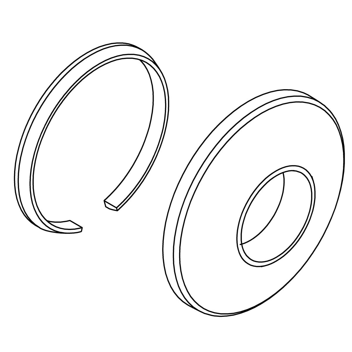 KOHLER K-1327251 Escutcheon Kit