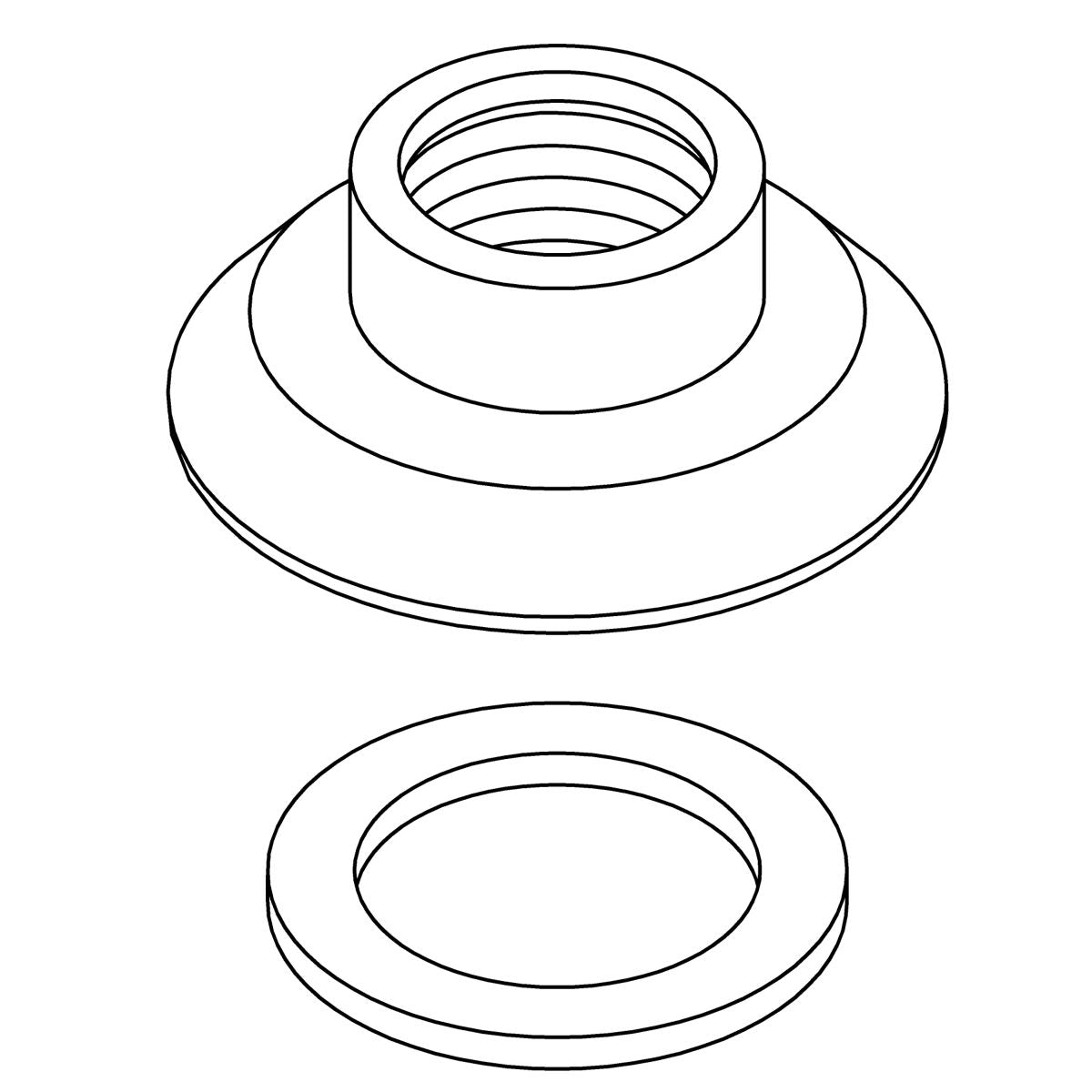 KOHLER K-1331552 H/S Escutcheon Hardware Kit