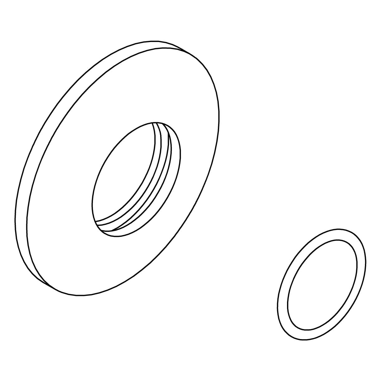 KOHLER K-1341127 Escutcheon Kit - Wall Mount