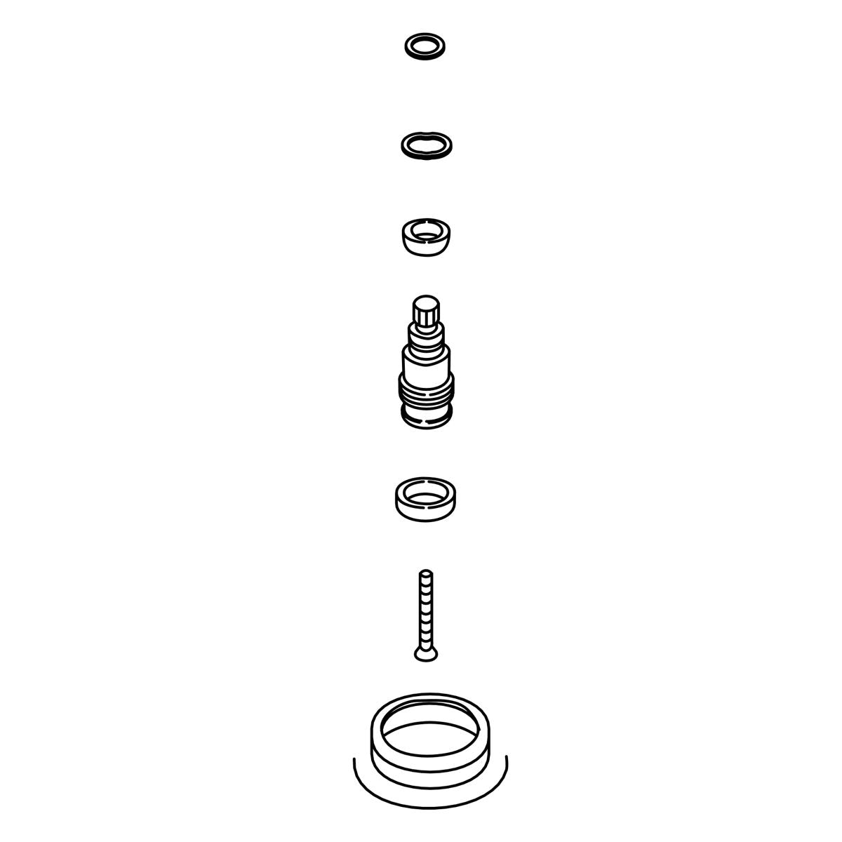 KOHLER K-1353492 Bonnet Hardware Kit