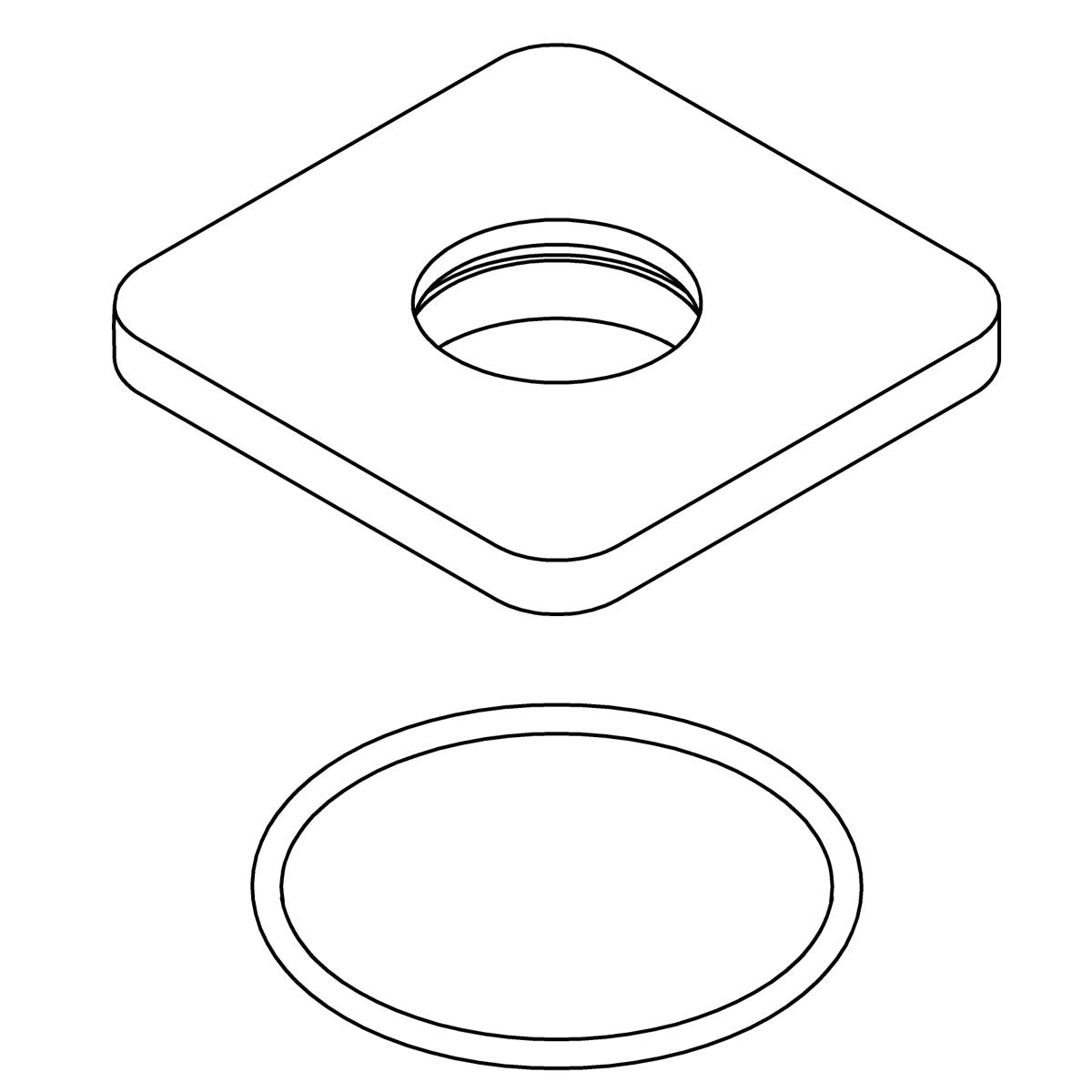 KOHLER K-1362496 Escutcheon Kit
