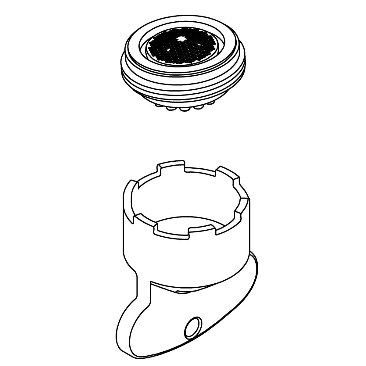 KOHLER K-1380341 Kit, Aerator, 1.0 Gpm