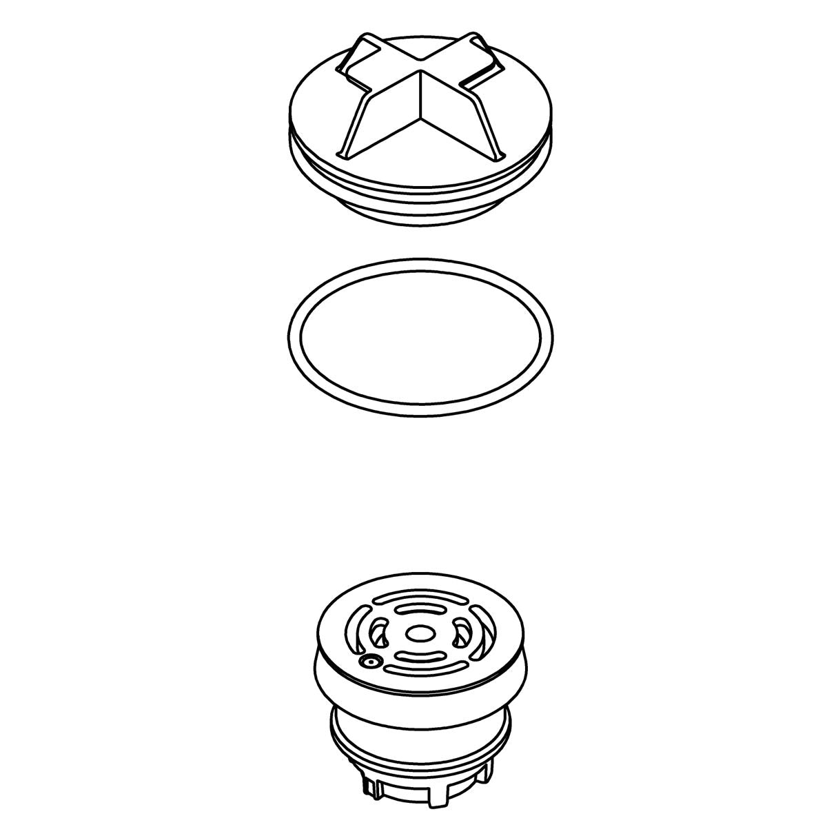 KOHLER K-1388747 Piston Service Kit, 0.5 Gpf Manual Ufv