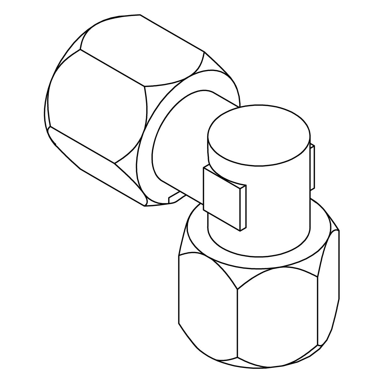 KOHLER K-1389127 Adapter, Tank 3/8" Comprresor
