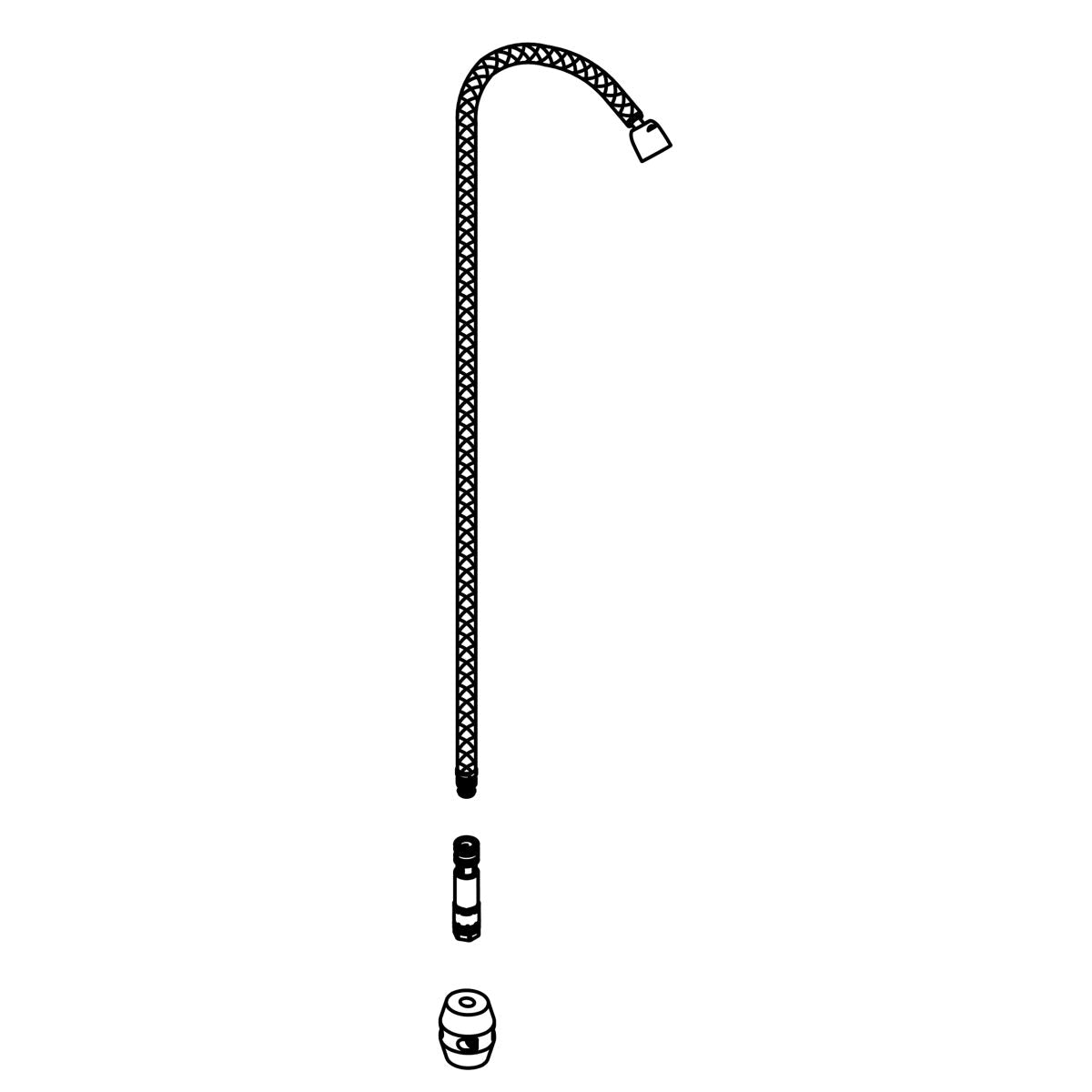 KOHLER K-1407350 Spray Hose Kit