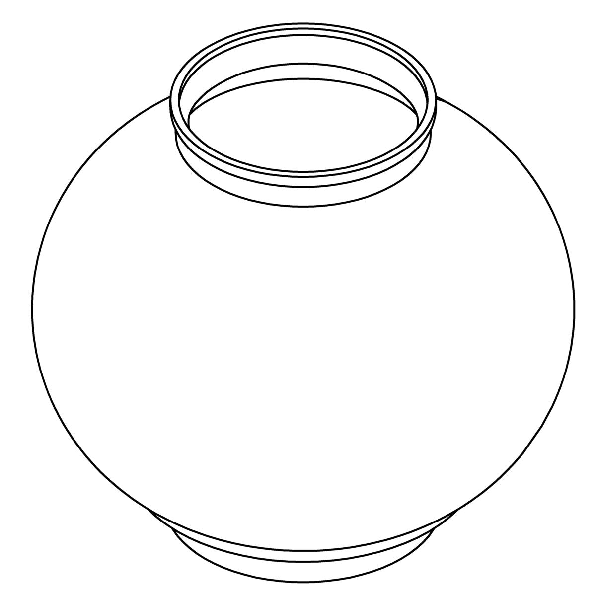KOHLER K-1427591 Damask Bowl Glass Shade