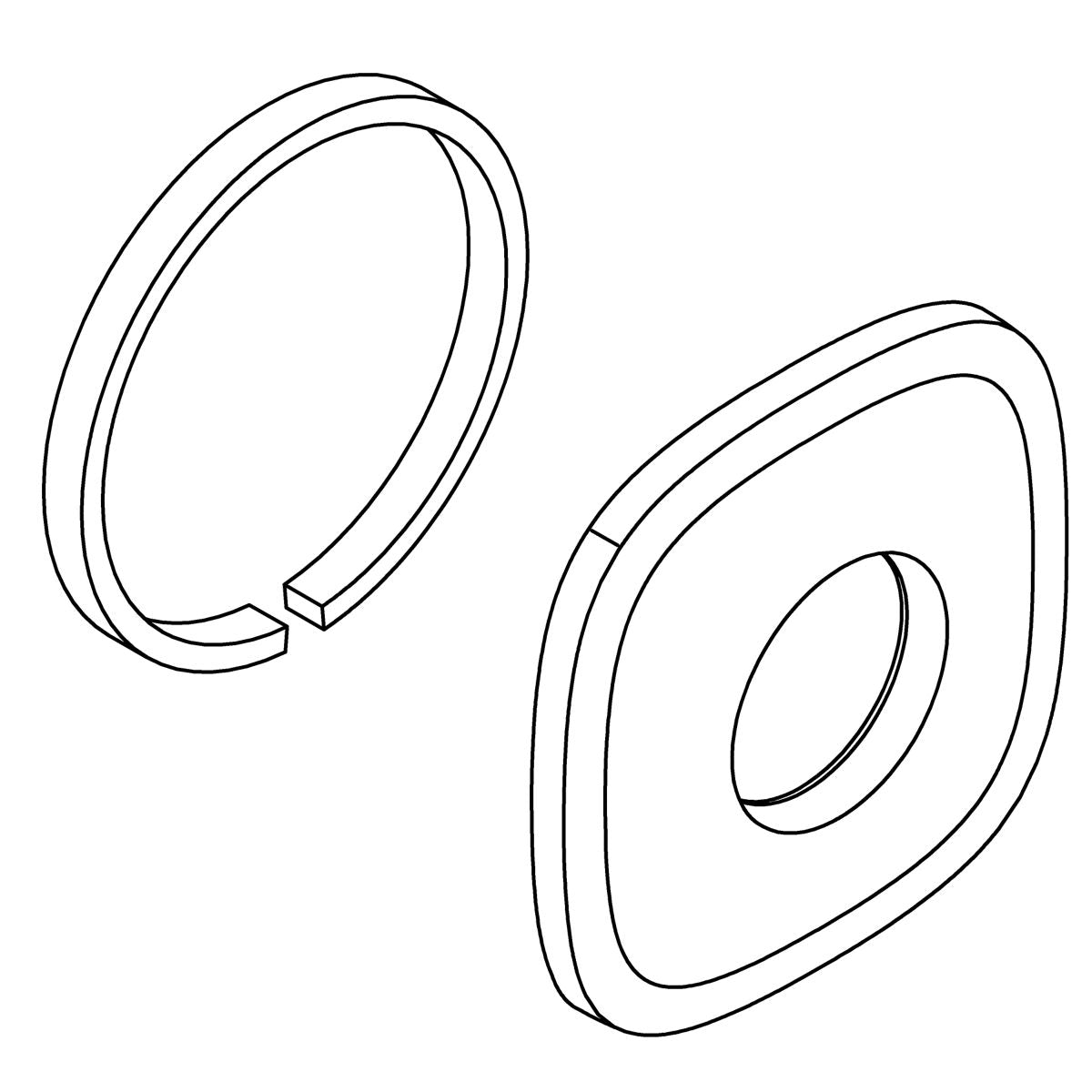 KOHLER K-1430888 Assembly, Escutcheon