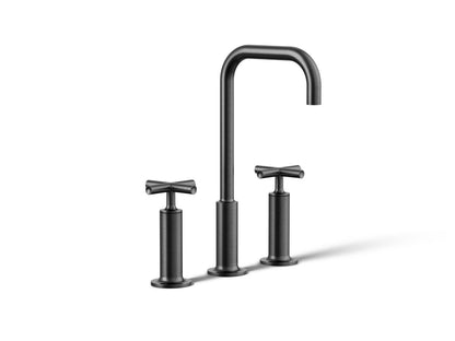 KOHLER Purist Widespread bathroom sink faucet with Cross handles, 1.2 gpm