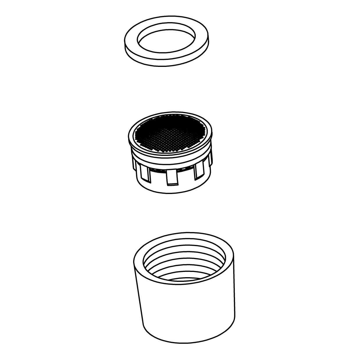 KOHLER K-1442122 Aerator Kit, 0.5 Gpm