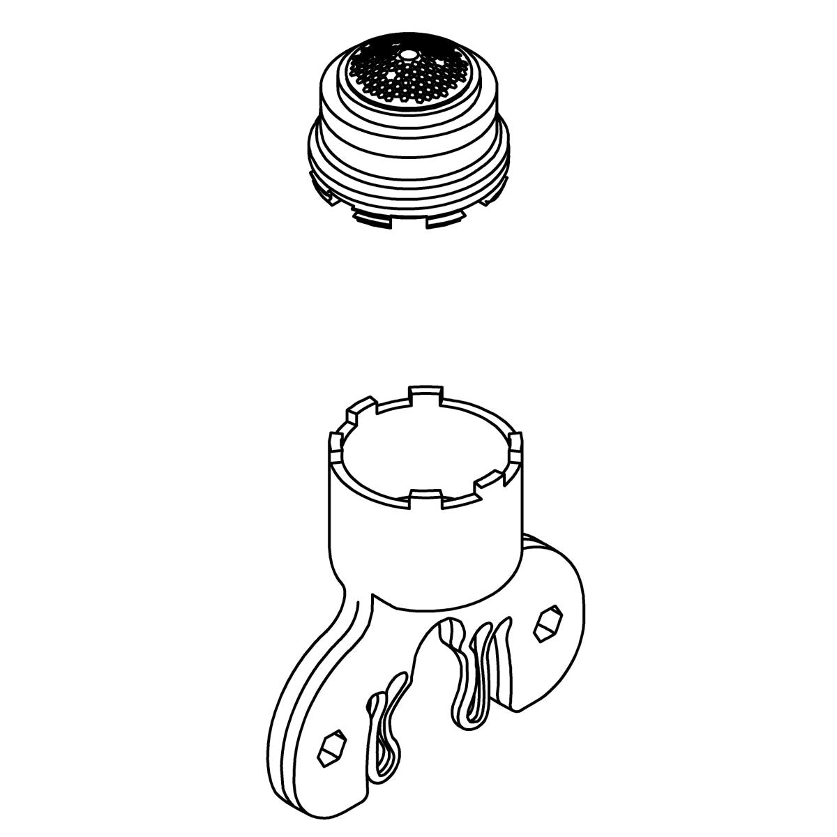 KOHLER K-1443213 Aerator Kit, 0.5 Gpm