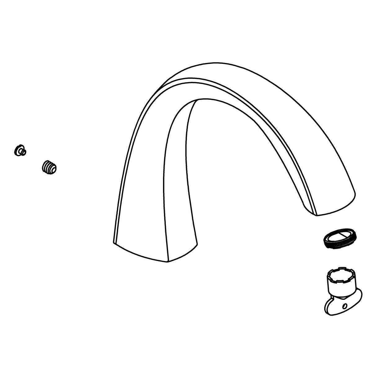 KOHLER K-1443493 Spout Assembly, Dm Bath